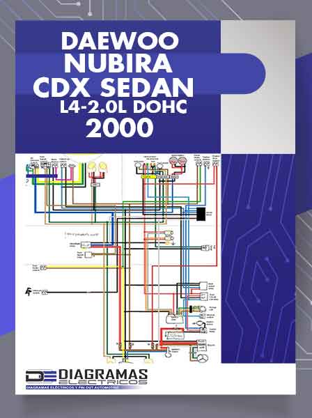 Diagramas Eléctricos DAEWOO NUBIRA CDX SEDAN L4-2.0L DOHC D-TEC MFI 2000