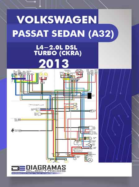 Diagramas Eléctricos VOLKSWAGEN PASSAT SEDAN (A32) L4-2.0L DSL TURBO (CKRA) 2013