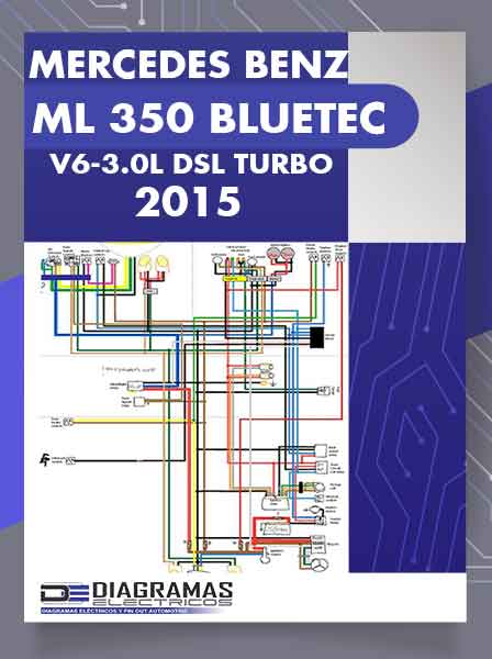 Diagramas Eléctricos MERCEDES BENZ ML 350 BLUETEC (166.024) (CAN) V6-3.0L DSL TURBO 2015