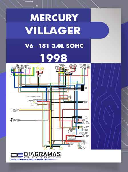 Diagramas Eléctricos MERCURY VILLAGER V6-181 3.0L SOHC 1998