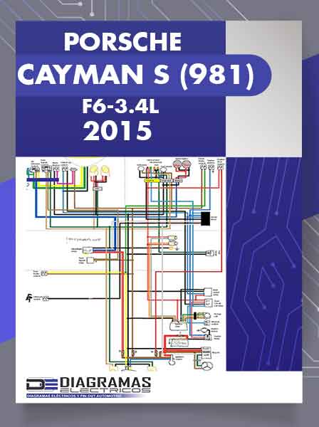 Diagramas Eléctricos Porsche Cayman S (981) F6-3.4L 2015