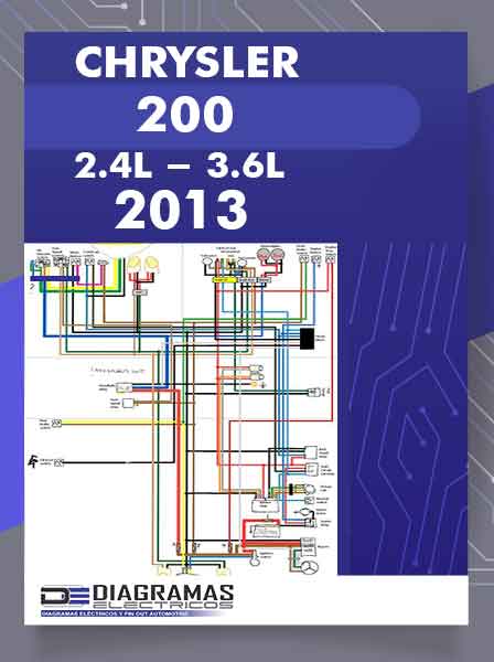 Diagrama Eléctrico CHRYSLER 200 2013 2.4L - 3.6L