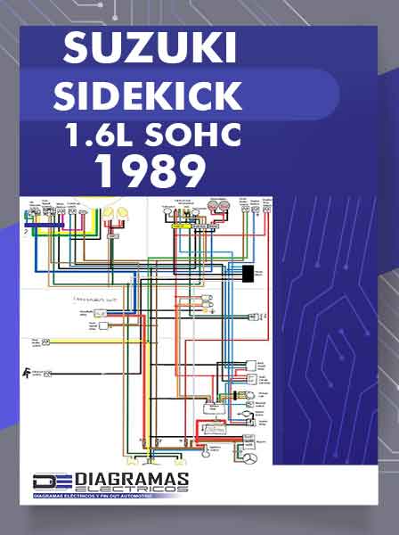 Diagramas Eléctricos SUZUKI SIDEKICK 1989 1.6L SOHC